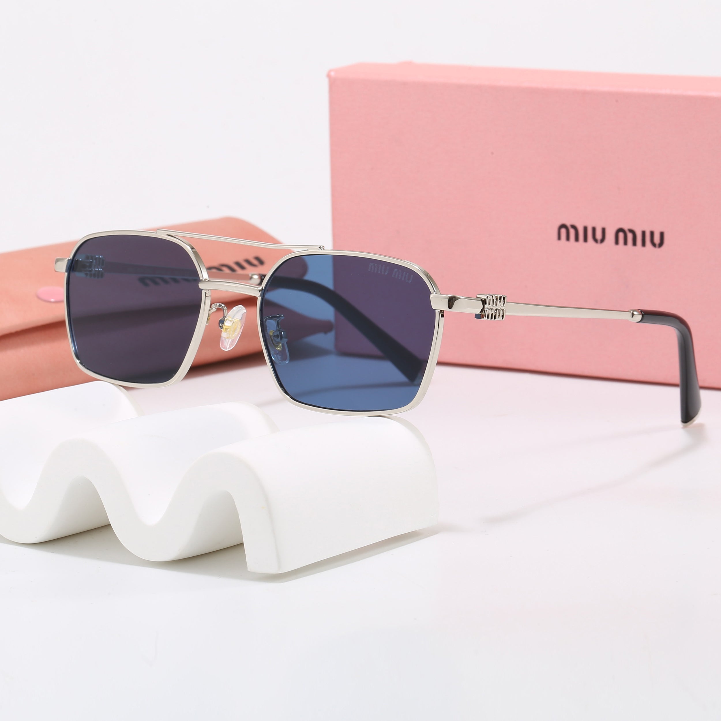 Classic Square Aviator Sunglasses