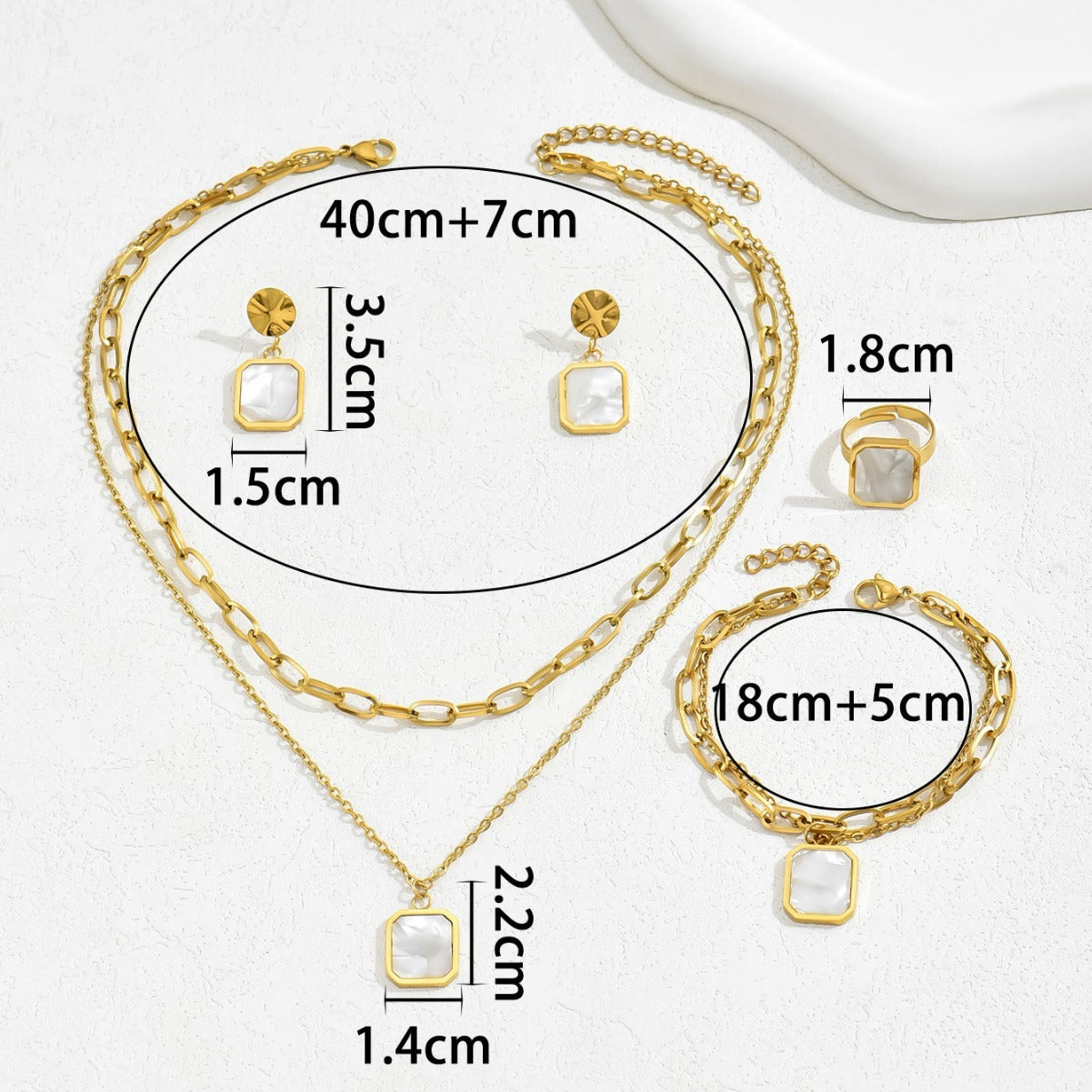 Amalfi Shell Set