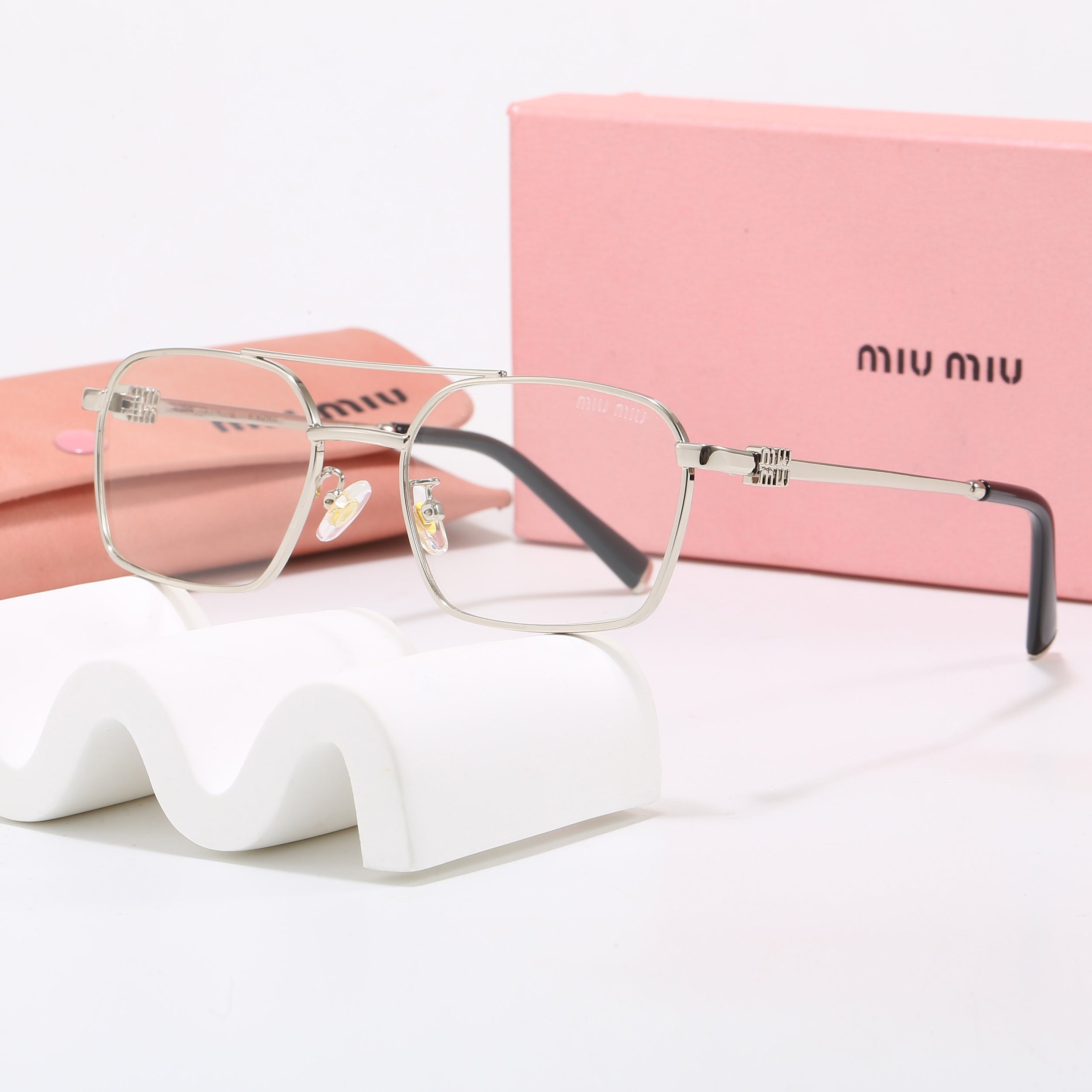 Classic Square Aviator Sunglasses