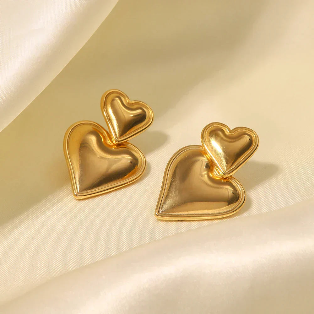 Heart Heart Earrings